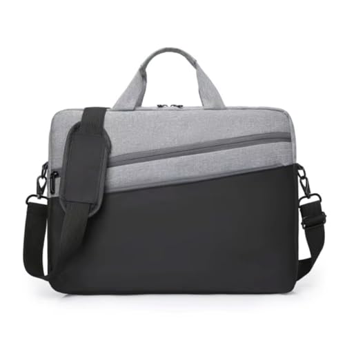 Capa Case Note Bag Maleta Bolsa Estojo Pasta Organizadora Notebook 16 Polegadas Divisórias Impermeável com Alça De Ombro Alça De Mão Reforçada 2 Bolsos Externo (Preto)