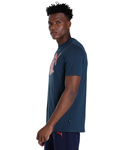 Image of Puma Men Polyester Regular Fit T-Shirt