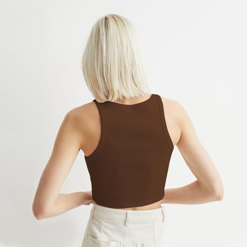 Image of KERI PERRY Tops for Women Crop Top for Women's Tank Activewear Tee Sports Western Casual Cotton Camisole Pack of 3 Combo