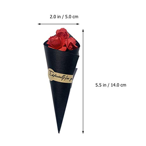 Mini ramos secos de rosas decorativas 20 piezas miniatura 4