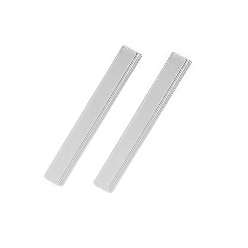 Glass Shower Magnet Neodymium Magnet 2-1/2 Shower Door Strong Rare Earth Magnet Replacement for Swing Shower Doors (Nickel Plating 2 Pack)