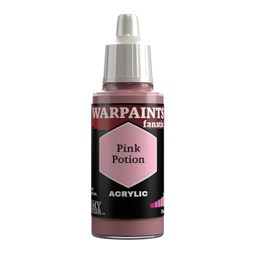 The Army Painter, Warpaints Fanatic Pink Potion Single Acrylics, Miniature Hobby Painting, Quality Paint for Miniature Wargaming