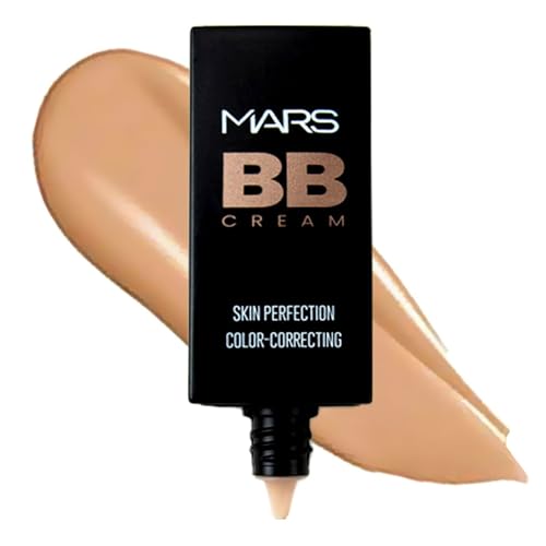 MARS BB Cream Lightweight Foundation | Blendable BB Cream for Women | Colour Correction for All Skin Types (30 ml) (04-TAN)