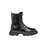 Geox J MAQUINNENS Girl B Chelsea Boot, Black, 1.5 UK