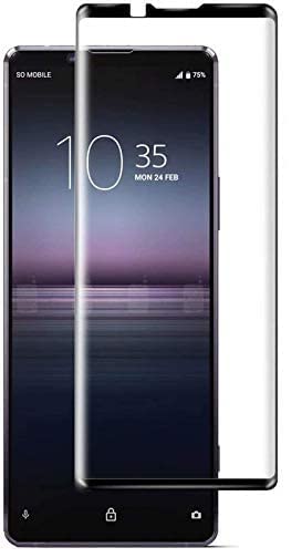 FirstChoice (Pack of 1) for Sony Xperia 1 II, Full Glue 3D Edge-to-Edge Screen Protection Tempered Glass for Sony Xperia 1 II