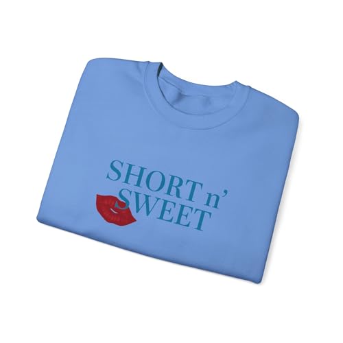 Short n’ sweet crewneck sweatshirt - Cozy pullover for everyone, Classic crewneck jumper, Soft and comfortable sweatshirt,3
