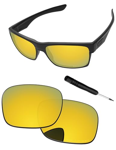 Image of Replacement Lenses & Screwdriver for Oakley TwoFace OO9189 Sunglass - Precision Fit, UV Block & Impact Resistant