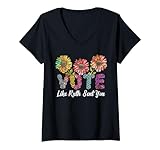 Photo Gallery donna vota come ruth sent you shirt uterus femminista lgbt per le donne maglietta con collo a v Photo Gallery donna vota come ruth sent you shirt uterus femminista lgbt per le donne maglietta con collo a v