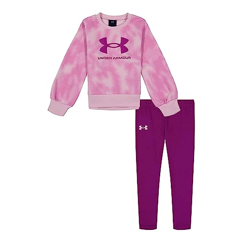 Image of Under Armour Girl's 2-piece Sweatshirt and Leggings Outfit Set