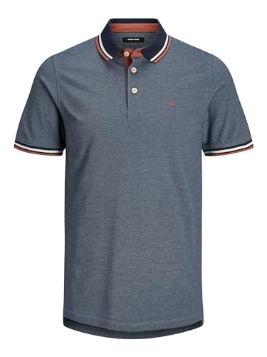 JACK & JONES Herren Jjepaulos Polo Ss Noos Polohemd – Bild 3