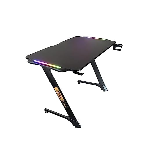 Bright Mesa Gamer Nuker Estutura Fibra de Carbono com Mousepad Incluso