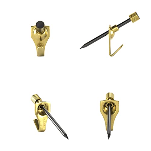 OOK Reusable Professional Picture Hangers, Art Hangers, Heavy Duty 10 Pound Capacity Picture Hooks, Brass, Set of 35, 535888 - Image 2