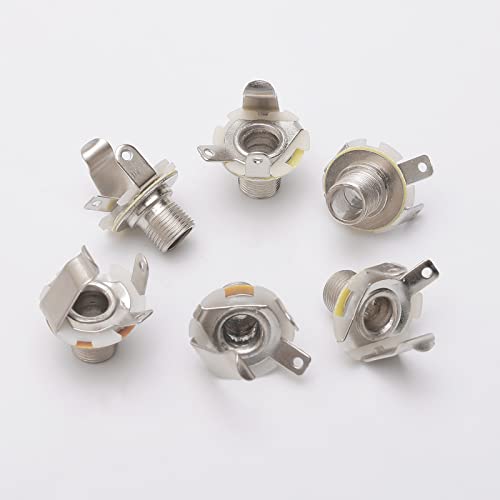 6 x 1/10,2 cm presa jack di ingresso/uscita