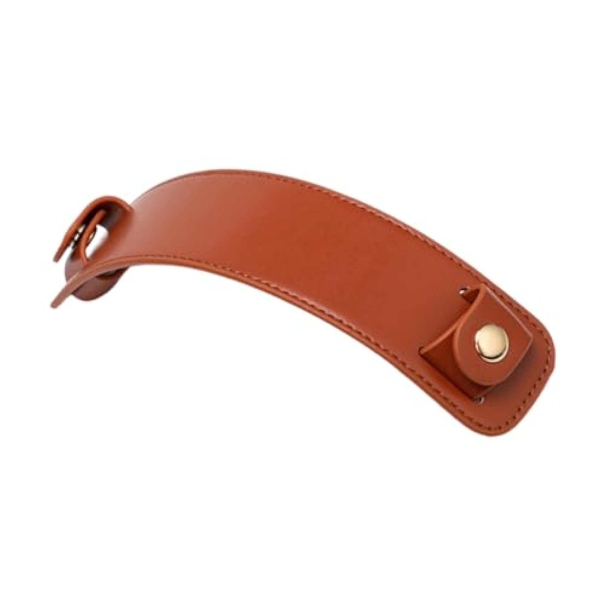 Leather Shoulder Strap Pad Wide Replacement for Satchels Handbag Laptop Case Brown