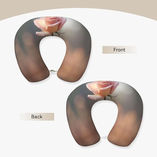 Almohada cuello en U espuma viscoelástica negro miniatura 3