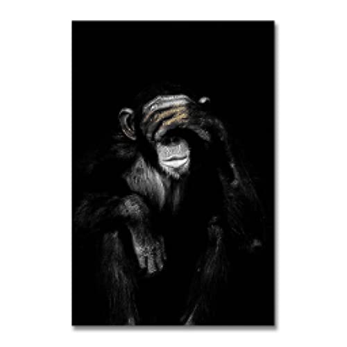 Affiche singe abstrait dsdsgog deco interieure salon moderne 2 toiles