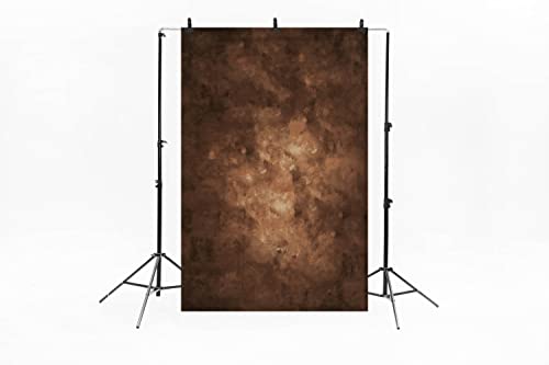 Harfirbe 5X7Ft Abstract Brown Portrait Backdrop Abstract Brown Color Photography Background Baby Headshots Photocall Adult Child Travel Family Newborns Party Decoration Studio Props #TOP10