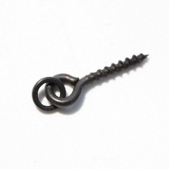 100 tornillos para anzuelos y accesorios de pesca para carpa miniatura 7