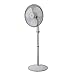 Bimar VP422S Ventilatore a Piantana Silver con Altezza Regolabile (max 124cm), Ventilatore Piantana con Selettore 3 Velocità, Elica Ø 36,5 cm con 3 Pale, Motore da 50W, Oscillazione Dx-Sx 90°