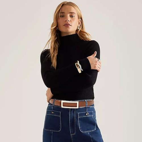 Glamorstar PU Leather Belts for Women Skinny Thin Waist Belts for Dresses Jeans3