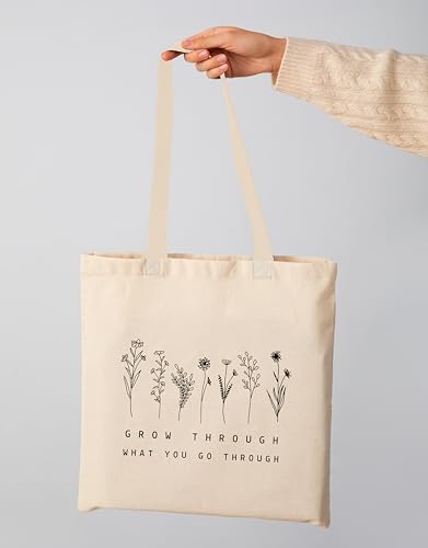 Image of The Purple Tree Cotton Tote Bags for Women (pack of 1) Women Tote Bag, Eco Friendly Tote Bag, Reusable Tote Bag, Shopping Bag, College Bag