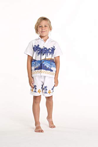 Image of Boys' Aloha Luau Shirt Cabana Set in Signature Prints