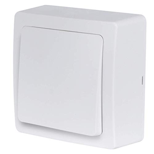 Interrupteur va et Vient - Prises electriques Standard - Prise Extra Plate - Prise Murale - Interrupteur va et Vient sans Fil - Prise Murale - Gamme Blok - Va Et Vient...