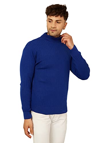 Image of Kvetoo Men High Neck Full Sleeve Winter Woolen Sweater