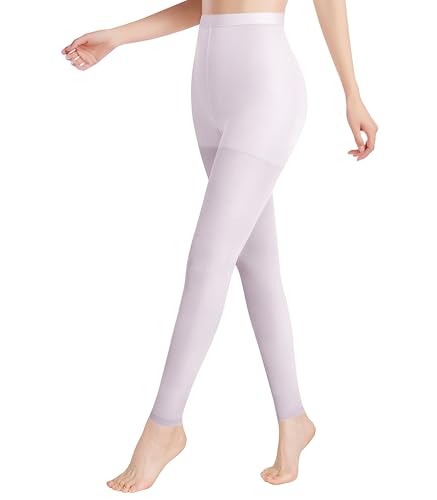 DCCDU Medical Compression Pantyhose for Women & Men, 20-30mmHg Graduated Support Tights, Opaque Footless Waist High Compression Stockings & Leggings for Varicose Veins, Edema, Flight, DVT