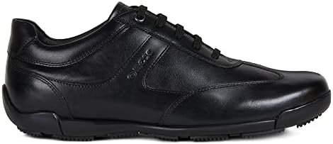 Geox Men's Low-Top Trainers Sneaker, Black, 8 | Image 2