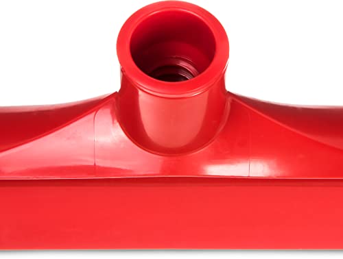 Image of SPARTA 3656705 Plastic Floor Squeegee, Shower Squeegee, Heavy Duty Squeegee With Rubber Blade For Windows, Glass, Shower Doors, Floors, Windshields, 20 Inches, Red, (Pack of 6)