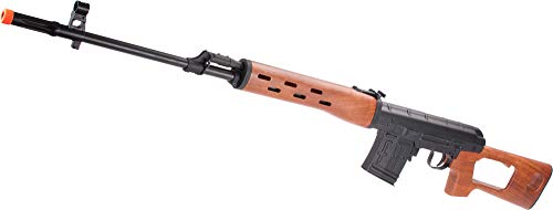Evike A&K SVD Dragunov Realistic Cycling Action Sniper Rifle - Imitation Wood Furniture