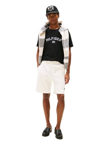 Tommy Hilfiger Men's Short Sleeve Cotton Graphic T-Shirts with Hilfiger Logo3