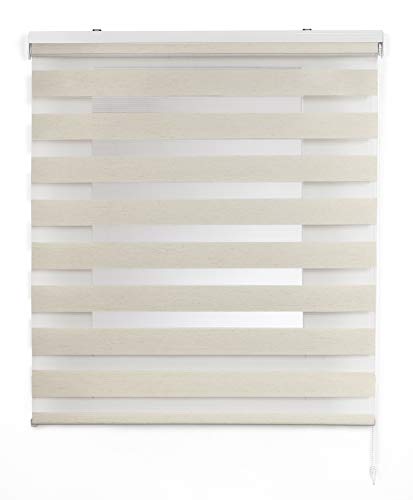 Comparativas de Persianas enrollables dobles de esta semana. 35 STOR PLANET Persianas para Ventanas Noche y Día de Calidad, Persianas Enrollables para Ventana Doble Tejido para visión Exterior y Interior, Persianas Sheer Elegance Beige 120 cm...