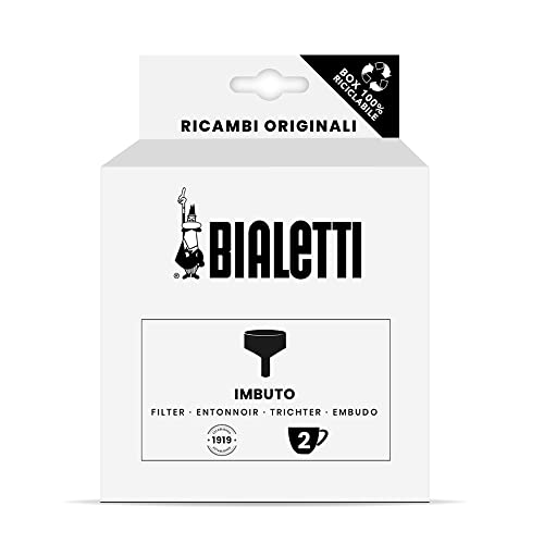 Bialetti Spare Parts, Includes 1 Funnel Filter, Compatible with Brikka 2 cups