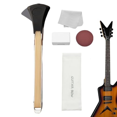 Picasso Guitar Bow, Bogen Für Gitarre, Doppelseitiger Gitarrenbogen Mit Integriertem Plektrum, Pickaso Gitarrenbogen, Zupfsaitenwerkzeuge, Integriertes Plektrum, Für Gitarrenliebhaber