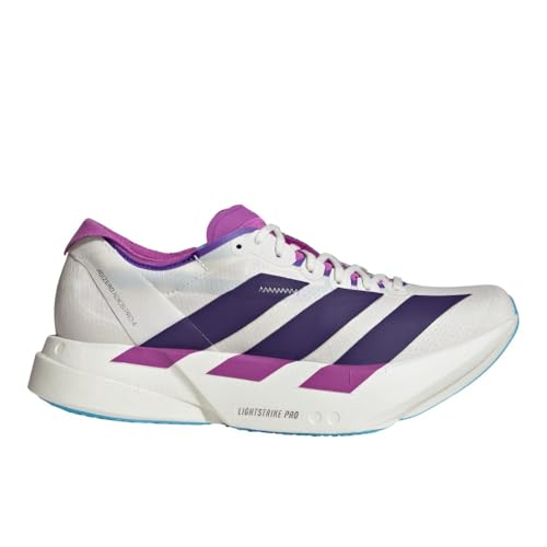 adidas Tênis de corrida feminino Adizero Adios Pro 3 - Branco, Multi, 5.5 Wide