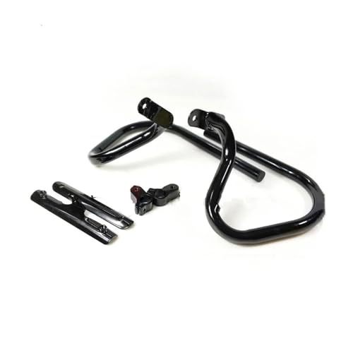 Crash Bars Harley VRSC Protections Moteur Noires pour Sécurité Nocturne