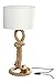 Produktbild GILDE Lampe Tischlampe Dekolampe Tau-Design - aus Metall mit Tau und cremefarbenem Schirm H 62 cm