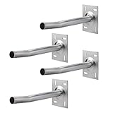 DEMA 4 x Autoreifen PKW Auto Reifen Wandhalter Reifenhalter Halter Reifenlagerung