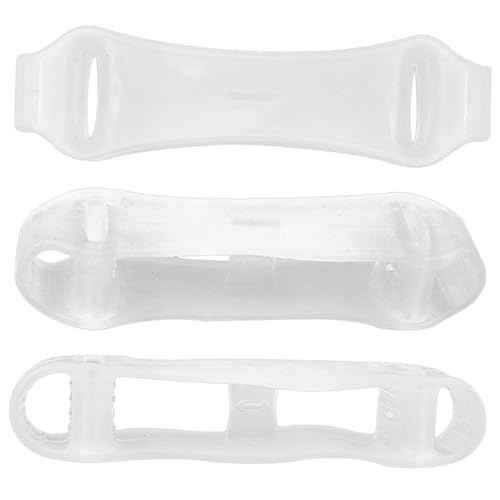 Ipetboom 3Pcs Separator Big Shape Correcting Tool for Bunion Relief Transparent Stretching Bands for Foot Alignment