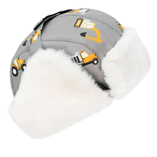 Image of JAN & JUL Waterproof Trapper Hat for Baby and Kids, Insulated Winter Hat with Faux Fur Lining