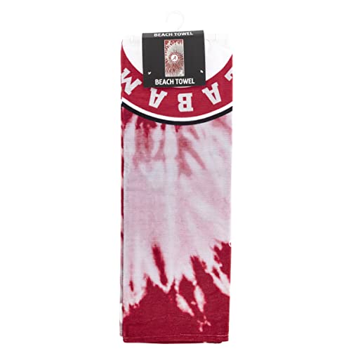 Image of NORTHWEST NCAA Alabama Crimson Tide Unisex-Adult Beach Towel, 30 inch x 60 inch, Psychedelic (Pack of 6)