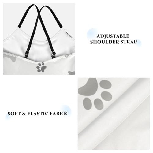 Background Dog Paw Print Bone Toddler Girl Swimsuit 1-Piecing Toddler Girl Bathing Suit Swimsuits for3