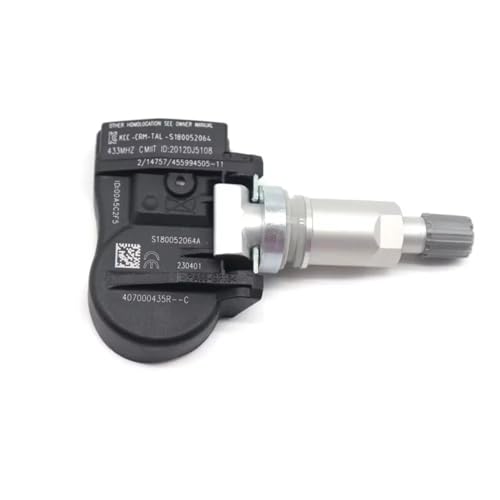 Capteur de pression pneu 407000435R, valve TPMS Laguna Latitude Zoe