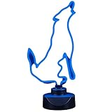 Neonetics Wolf Neon Sculpture - by Neonetics (Blue) (16