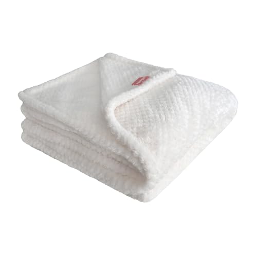 Pikolin Home Extra weiche Sofadecke aus Samt, Elegantes und atmungsaktives Design, für Sofa, Bett und Reisen, 150 x 200 cm, Naturfarben