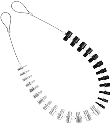 Nut & Bolt Thread Checker - 26 Male/Female Gauges - 14 Inch & 12 Metric for Quickly Checking Nuts and Bolts Inch or Metric and Verifying The Size
