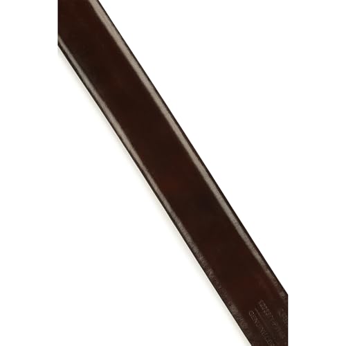 Image of Louis Philippe Men's 100% Italian Leather Brush Gun Metal Buckle Formal Reversible Belt
