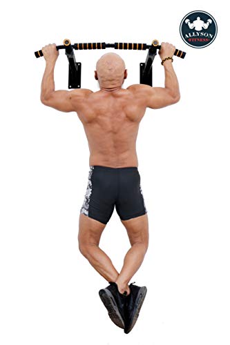 Image of IBS Wall Mounted Pull up /Chin up Bar (Black)